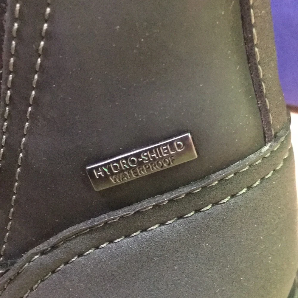 New WB Mens Rockport Black Chelsea‎ Boots - Slip-On Comfort Waterproof